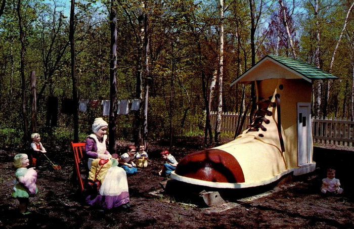Deer Acres Storybook Amusement Park - Vintage Postcard (newer photo)